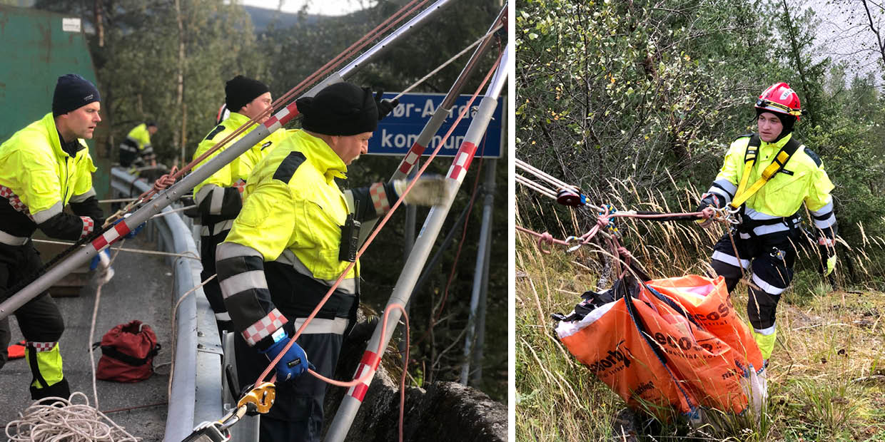 Aksjon Aqua i Bagnskleiva, her ved Nord-Aurdal Brannvesen